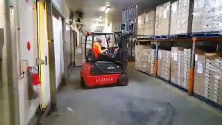 Fast forklift operator [upl. by Eetsirk]