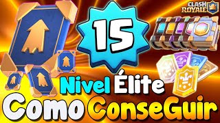 CÓMO CONSEGUIR NIVELES ÉLITE NIVEL 15 DE LAS CARTAS EN CLASH ROYALE 🔥 Ione Gamer [upl. by Thorner]