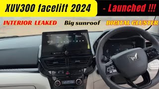 Mahindra XUV300 Facelift 2024 Launched  All Detailed Review [upl. by Dlarrej]