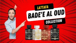 Introducing Lattafa Badee Al Oud Collection  Oud for Glory Honor amp Glory and Amethyst [upl. by Girand]