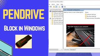 How to Block Pendrive in Windows block windows [upl. by Felicidad969]