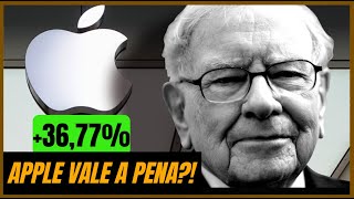 APPLE AÇÕES ANÁLISE AAPL  AAPL34 VALE A PENA MAIOR POSIÇÃO DO WARREN BUFFETT [upl. by Carree]