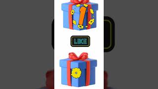 1 vs 2 box gift unboxing youtuber viralshortsviralviedo [upl. by Aan]