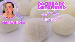 DOCINHO DE LEITE NINHO SUPER FÁCIL QUE NÃO VAI AO FOGO 😋💜 [upl. by Dud638]