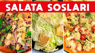 Salatayı Bir Üst Noktaya Taşıyan Küçük Detayları Öğrenin 5 Farklı Salata Sosu Tarifi  SOSLAR B3 [upl. by Murtha]