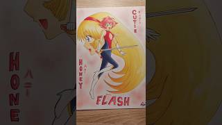 Cutie Honey Flash cutiehoney cutiehoneyanime animedrawing animeart mangaart drawing anime [upl. by Delsman]