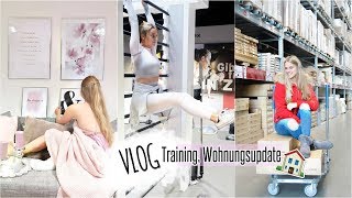 VLOG I Training Kürbiskuchen Wohnungsupdate [upl. by Cooley]