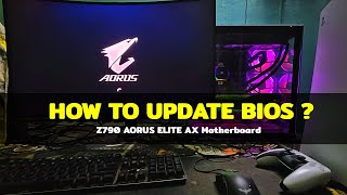 How to update GIGABYTE Z790 AORUS ELITE AX BIOS  Step by Step [upl. by Olotrab614]