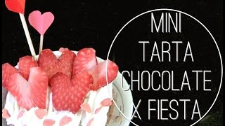 Cómo hacer Tartaletas de chocolate crema y Frutillas ❤ Pay de fresa❤ Tarts [upl. by Natala268]