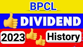 BPCL Dividend history  bpcl dividend 2023 record date  bpcl dividend news  bpcl dividend 2023 [upl. by Murvyn]