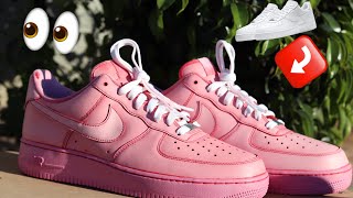 HOW TO DYE AIR FORCE 1s‼️SUPER EASY [upl. by Cormac]