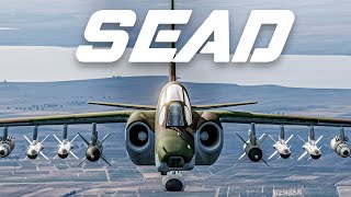 SEAD Missions Are TERRIFYING  DCS SU25T SEAD Over Syria [upl. by Newcomb]