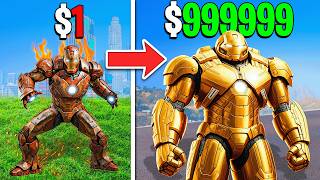 1 to 1000000 IRON MAN In GTA 5 [upl. by Elka]