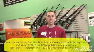 【初】アメリカで銃のお店行ってみたら、、、 [upl. by Adian]