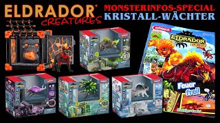 Schleich ® Eldrador ® Creatures Special  alle Monsterinfos zu Kristall Wächter amp BattleCaves 2024 [upl. by Porush947]