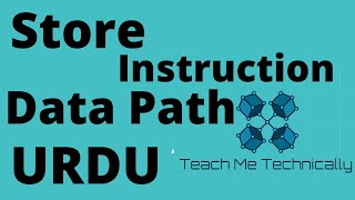 23 Store Instruction Datapath MIPS Architecture in Hindi  Datapath of Store Instruction MIPS [upl. by Sseb342]