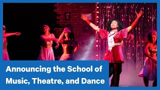 Announcing the School of Music Theatre and Dance  IC News  Ithaca College [upl. by Ahsekahs]