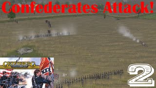 Scourge of War Gettysburg  The Confederates Attack  Part 2 [upl. by Farrah]