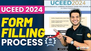 How to Fill UCEED 2024 Form  UCEED 2024 Form Filling Process  UCEED 2024 Exam Preparation [upl. by Htederem]