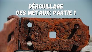 comment enlever la rouille sur du métal partie 1 [upl. by Ecar859]