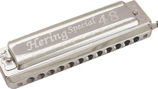 Hering Special 48 Chromatic Harmonica from Brazil First impressions review [upl. by Laerol]