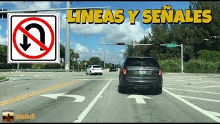 APRENDER A CONDUCIR UN CARRO CON LINEAS Y SEÑALES DE TRANSITO [upl. by Sutherlan865]