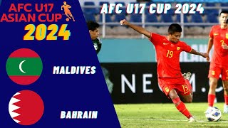 Maldives vs Bahrain AFC U17 Asian Cup 2024 Match Preview Prediction [upl. by Thaddus439]