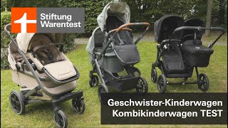 Test Kinderwagen 2023 Kaufberatung Geschwister und Zwillingskinderwagen amp Kombikinderwagen [upl. by Jamison]