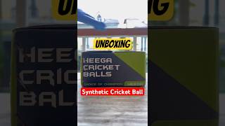 Unboxing Heega Synthetic Cricket Ball The Best Choiceshort [upl. by Ayhay]