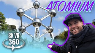 Atomium Brussels  Guided Tour  8K 360 VR Video [upl. by Enneyehc464]