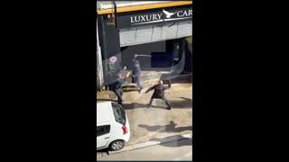 Lorient attaque au sabre contre des policiers [upl. by Artekal]