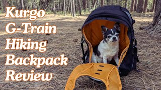 Kurgo GTrain Hiking Backpack Review  for Small Dogs  Solo Female Van Life With a Chihuahua [upl. by Cochard]