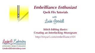 How to Customize a Monogram in Embrilliance Enthusiast [upl. by Colt]