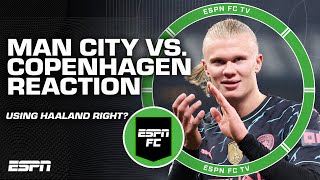 Manchester City dont use Erling Haaland correctly  Ale Moreno after win vs Copenhagen  ESPN FC [upl. by Aelrac]