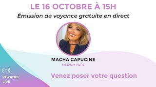 Live Voyance avec Macha Capucine [upl. by Ainegul]