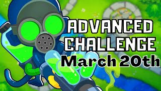 BTD6 Advanced Challenge  Seriously Impossible  Bloon Liquefier  Cannon Ship March 20 2022 [upl. by Anemij]