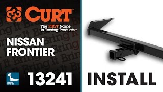 Trailer Hitch Install CURT 13241 on a Nissan Frontier [upl. by Silsby655]