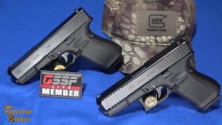 Glock 19 vs Glock 23  Gen 5 Choices in 9mm and 40 SampW [upl. by Lokcin498]