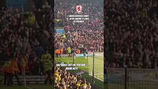 Quality set of fans 👏  norwich middlesbrough eflchampionship footballfans football [upl. by Erdnaid]