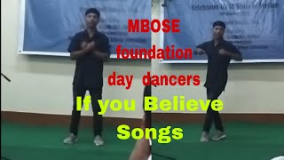 MBOSE office ni foundation day dancing If you Believe songs [upl. by Repmek153]