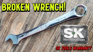 My SKToolsUSA Warranty Experience Getting A Free Wrench Replacement by GettinJunkDone [upl. by Chaunce]