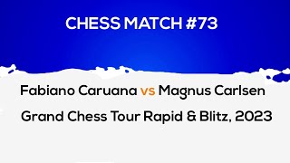 Fabiano Caruana vs Magnus Carlsen  Chess Tour Rapid amp Blitz 2023 [upl. by Denton]