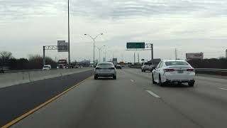 Interstate 35E  Texas Exits 440 to 433 southbound [upl. by Krispin563]