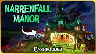 NARRENFALL MANOR  Enshrouded Halloween Build [upl. by Tama805]