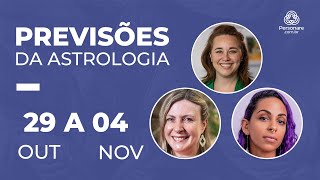 PREVISÕES DA ASTROLOGIA DE 29 DE OUT A 04 de NOV │ PERSONARE [upl. by Alvan]