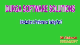 Introduction to Performance Testing Part 1 [upl. by Etteinotna]