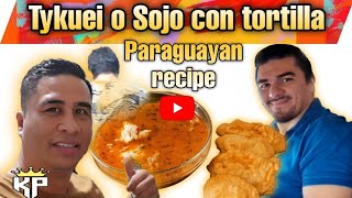 Tykuei O Sojo Con Tortilla ni Mr Gustavo na Paraguayo paraguay soup kalutongpinoy africaofw [upl. by Halihs]