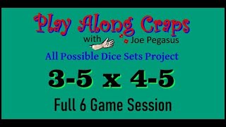 35 x 45 Dice Set Soft Table Full Session [upl. by Lenno]