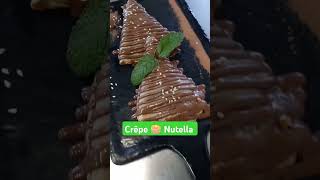 Crêpe 🥞 Nutella hamada المغرب food restaurant اكسبلور سمك seafood foodie pizza [upl. by Yngiram]