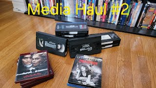 Media Haul 2  Some caseless VHSs from eBay  a few discs from a few places [upl. by Jat102]